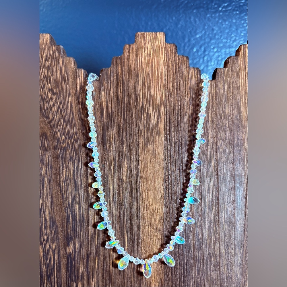 Iridescent Crystal Necklace